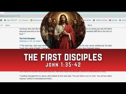 WE HAVE FOUND THE MESSIAH | The First Disciples' Discovery - JOHN 1:35-42 #dailybiblereading