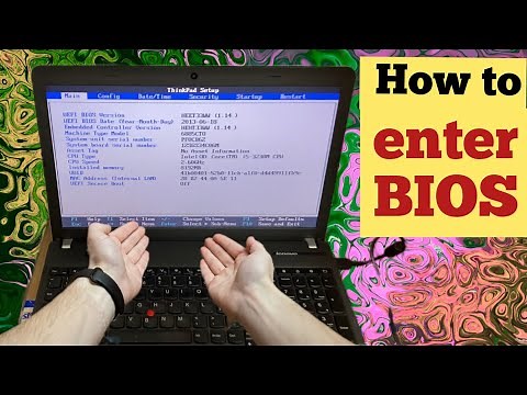 How to enter BIOS on Lenovo ThinkPad Edge E530, E530c, E535, E430, E430c