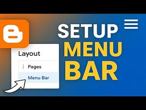 Create Custom Menu | Pages Link in Blogger 2025 #bloggingtips