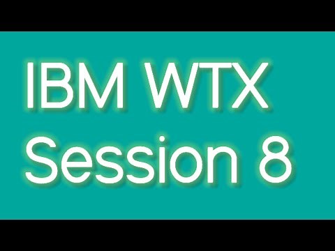 8 IBM WebSphere Transformation Extender | IBM WTX | Chennai Folks Training