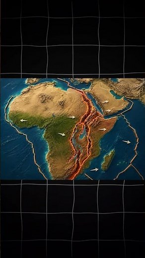 Africa is splitting into two continents 🌍