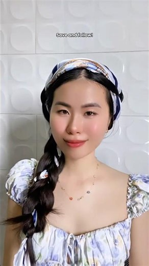 ✨ Single Scarf Braid Tutorial ✨ #ScarfBraid #HairTutorial