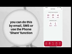 Inviting visitors to a BNI Chapter meeting