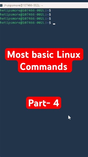Most Basic Linux Commands Part-4 #coding #linux #redhat #programming #fyp #devops #tips #learning