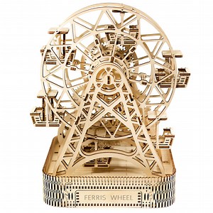 Wooden City Ferris Wheel 3D Mechanical Model