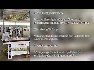 Double Spindle Hinge Boring Machine