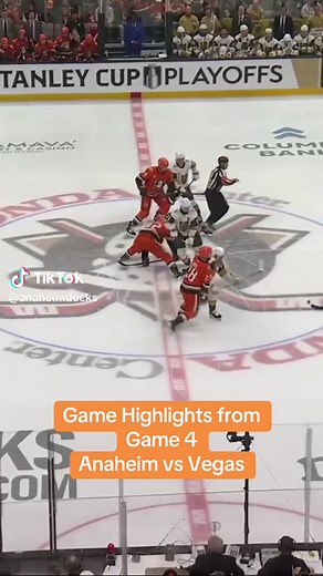 Anaheim Ducks vs Vegas Golden Knights Game 4 Highlights | NHL Playoffs