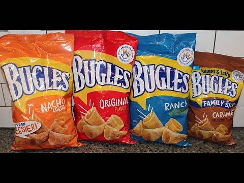 Bugles: Nacho Cheese, Original, Ranch & Caramel Review