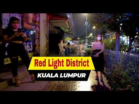 Red Light District Kuala Lumpur Malaysia | Nightlife in bukit Bintang Area | Massage Girls