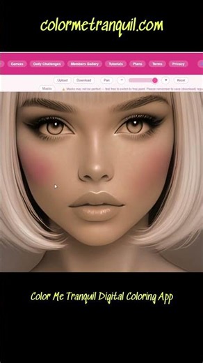 Balanced Touch - Digital Coloring Tutorial Timelapse