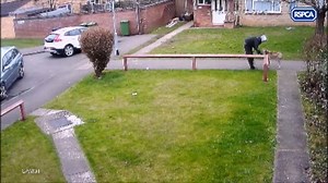 332K views · 3.3K reactions | CCTV footage reveals a man who ties his...