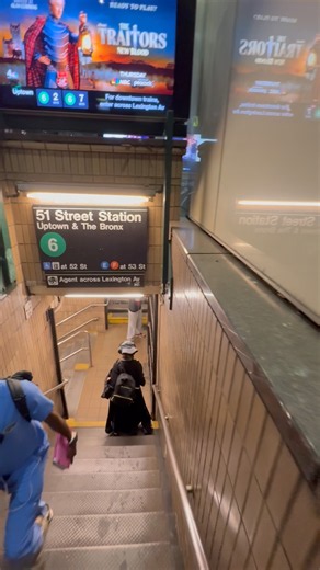New York City Subway UNFILTERED | 51st Street subway station 6 Line | Midtown Manhattan