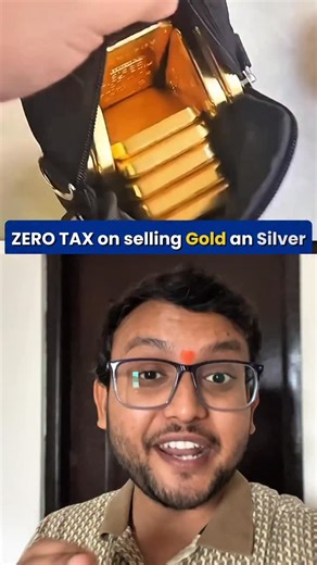 Abhishek | Finance Decoder on Instagram: "Pay Zero Tax on selling Gold and silver ! #viral ( gold silver tax rules, gold etf, personal finance, ltcg stcg taxes, gold silver prices )"