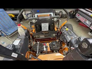 Scag tiger cat 2 hydraulic oil change #scag #tigercat2