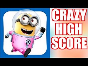 Despicable Me: Minion Rush - CRAZY HIGH SCORE!!! (iPhone Gameplay)