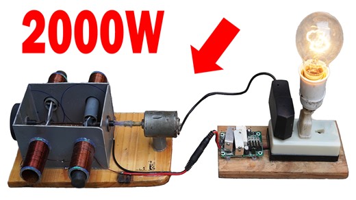 I Built a POWERFUL Permanent Magnet Generator Turbine at Home Easily | DIY Balcony Garden