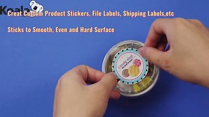 Koala Matte White Printable Label Paper, 8.5x11 Inch, 100 Sheets, Permanent Adhesive Sticker Paper for Laser/Ink Jet Printers