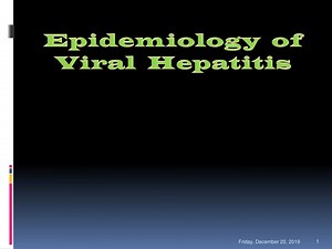 Viral Hepatitis: Types, Epidemiology, and Prevention - SlideServe
