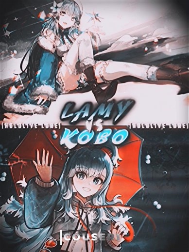 YUKIHANA LAMY vs KOBO KANAERU || #edit #shorts #hololive