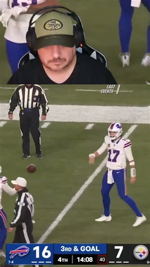 Josh Allen refuses to be stopped #shorts #nfl #bills