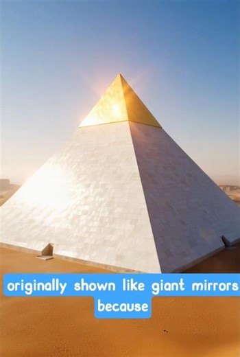What The Pyramids ACTUALLY Looked Like#shorts