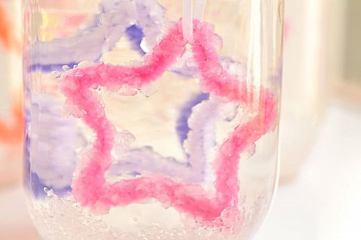 How to Make Crystal Stars | Borax Crystal Ornaments