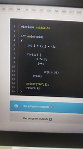 c#include int main(void) { int i = 1, j = -2; for (;;) { ... | Filo