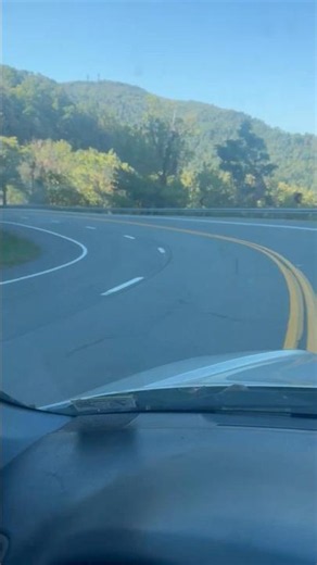 How curvy are the roads where you’re from? Descending Bent Mountain, Virginia.