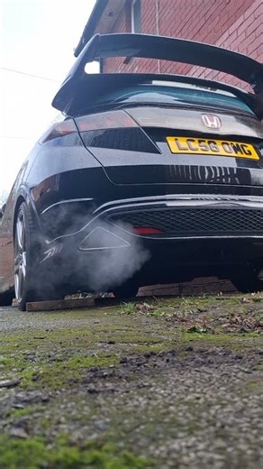 🔊Fn2 Type R standard manifold with decat and M2 exhaust cold start and rev🔥🔥🔥