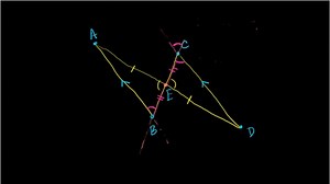 Geometry proof problem: midpoint