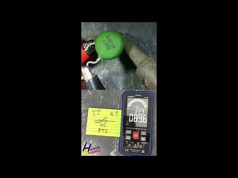 What is a PTC Thermistor? | How to Test a PTC Thermistor 🔥🧪 #Shorts