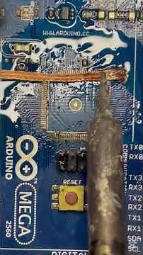 Fixing the Atmega 2560 Chip on Arduino Mega 2560 | ASMR Satisfying Repair #asmr #diy #arduino