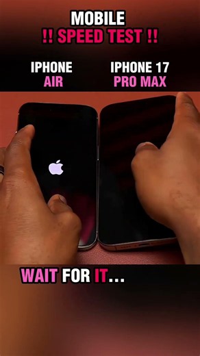 ☠️⚡ iPHONE AIR VS iPHONE 17 PRO MAX SPEED TEST!!🚀
