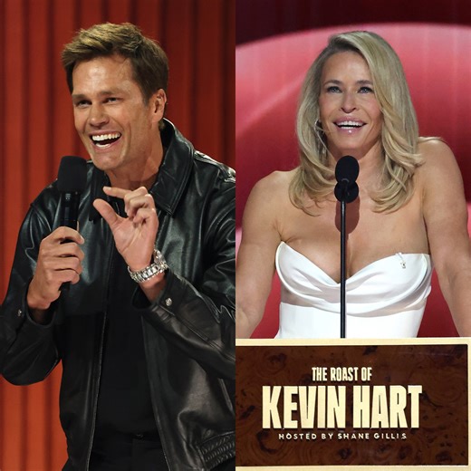 Tom Brady takes aim at Chelsea Handler during Kevin Hart Netflix roast