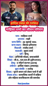 3.2K views | माहिका शर्मा का जीवन परिचय | Biography of Mahika Sharma | #biography | #reelsvideo | #reelsviral | #reelsfypシ | Fact Biography | Fact Biography | Facebook