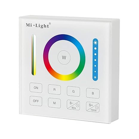 lighteu®, Miboxer Milight RGBCCT Smart Panel Fernbedienung B0, kompatibel mit Milight RGBW/RGBCCT Glühbirnen Downlights Fluter Strip Controller
