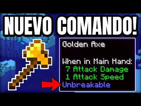 ⚔️ Cómo Obtener Ítems Irrompibles en Minecraft 1.21 (Nuevo Comando) 🚀