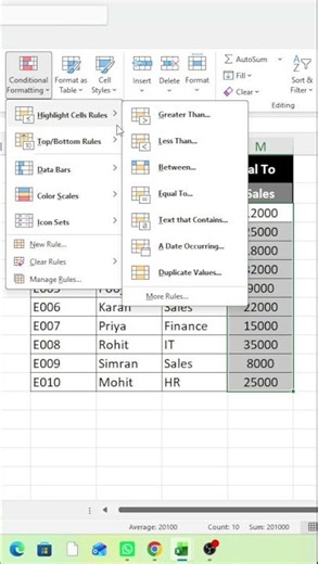 Excel Conditional Formatting Equal To Rule Explained in 30 Seconds! 🎯 #excel #spreadsheetmagic