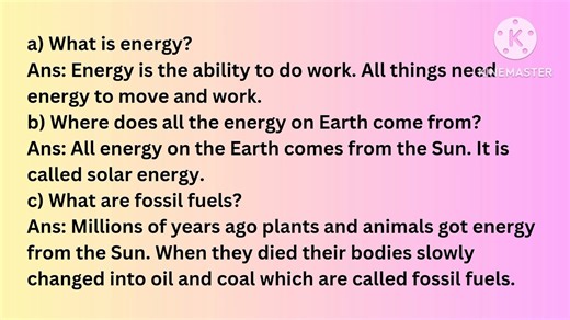 Oxford amazing science class 6 unit 7 energy question answer solved exercise teacher's guide - video Dailymotion