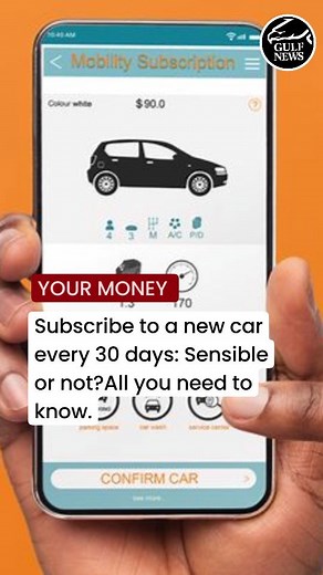 Change your car every 30 days with a subscription service: Is that financially prudent? Car subscriptions are debated as alternative to leasing, but only if costs are overlooked Globally, research shows that the car subscription category could end up representing 40 per cent of all new car sales and grow into a $40 billion (Dh147 billion) market of its own. And the numbers are only set to rise even further As the convenience comes at a price, you pay as much as Dh1,900 per month for a luxury car