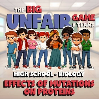 Effects of Mutations on Proteins BIG UNFAIR GAME - Biology Science Review