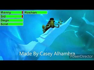 Ice Age Ice Slide with healthbars