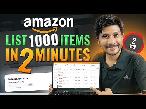 How to Create 1000 Amazon Listings in Bulk with Flat Files | Amazon Flat Files Made Simple