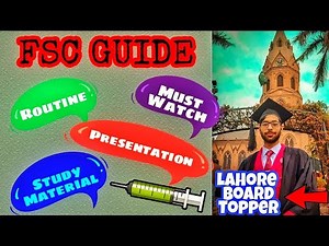 FSC Guide by Board Topper| Routine| Paper Presentation |Material