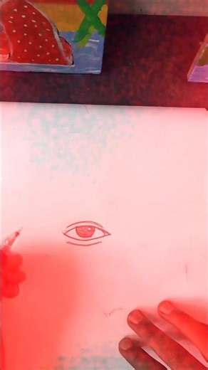 How to make eyelashes drawing