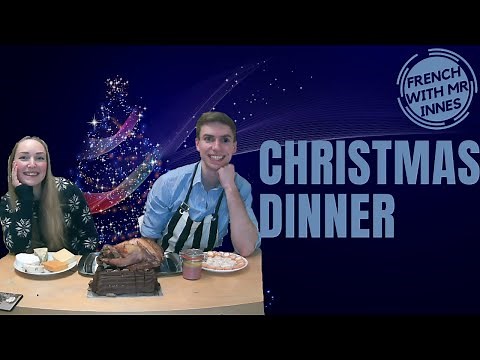 FRENCH CHRISTMAS DINNER for kids // Free Lesson Plan in Description