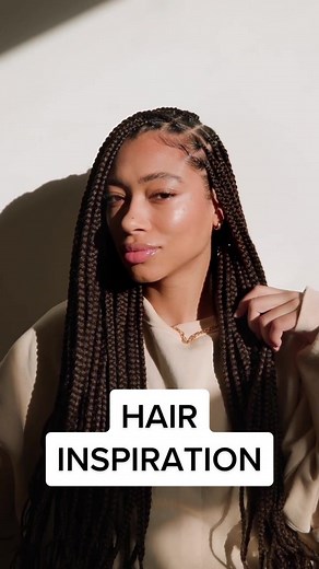 Waist Length Box Braids Inspiration & Hairstyle Ideas