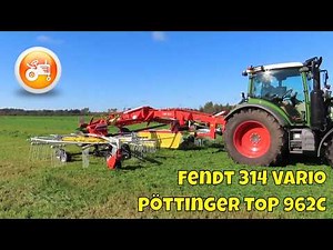 Fendt Demonstrations 2024 | Fendt 314 Vario & Pöttinger TOP 962C