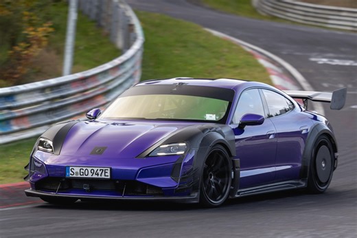 Porsche Taycan laps famous German racetrack in new segment record - electrive.com