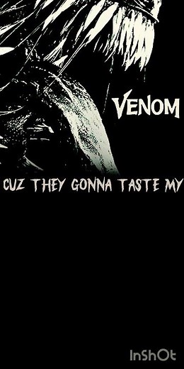 🫨venom lyrics #hiphop #rap #music #edit #lyrics #eminem #eminemkamikaze #spiderman #venom #black